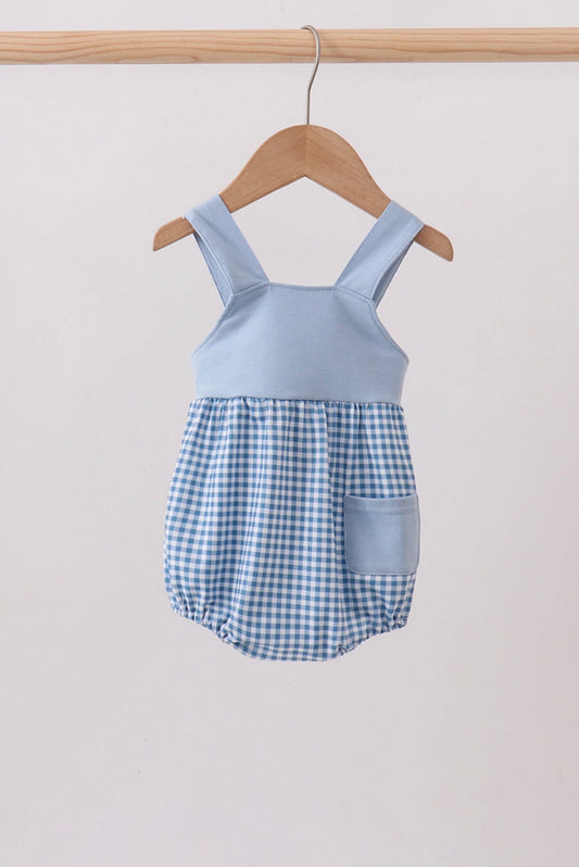 Blue Gingham Bubble