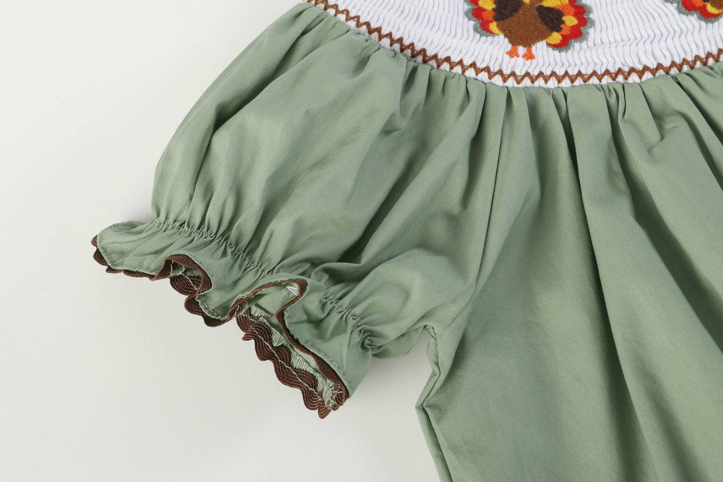 Sage Turkey Bishop Dress