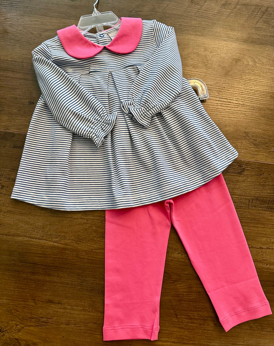 Bubblegum Stripe Pants Set