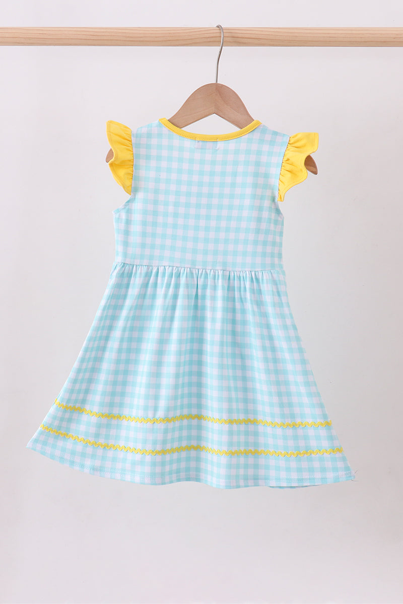 All A Buzz Gingham Dress