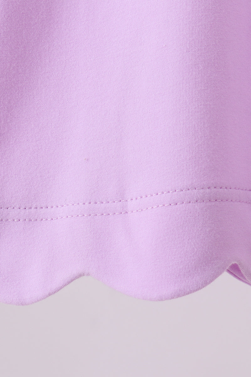 Amelia Flutter Top - Lavender
