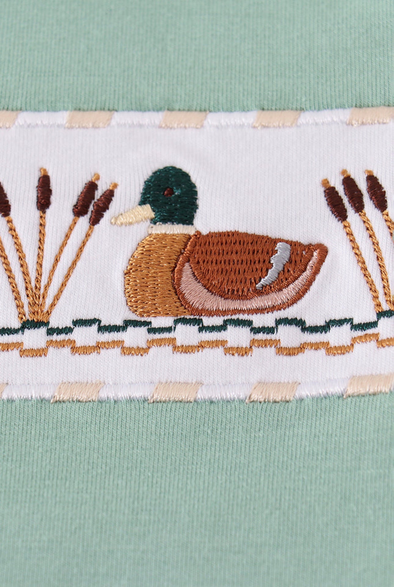 Duck Smocked Pants Set