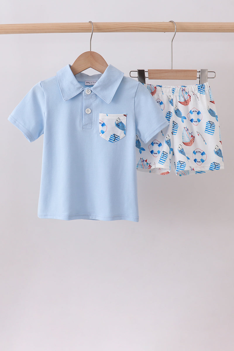 Seaside Shorts Set