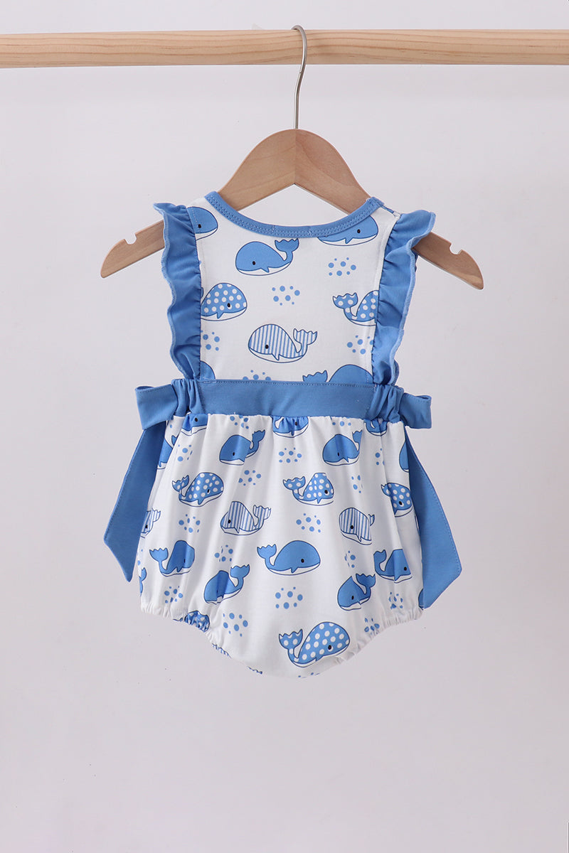 Blue Harbor Whale Ruffle Bubble