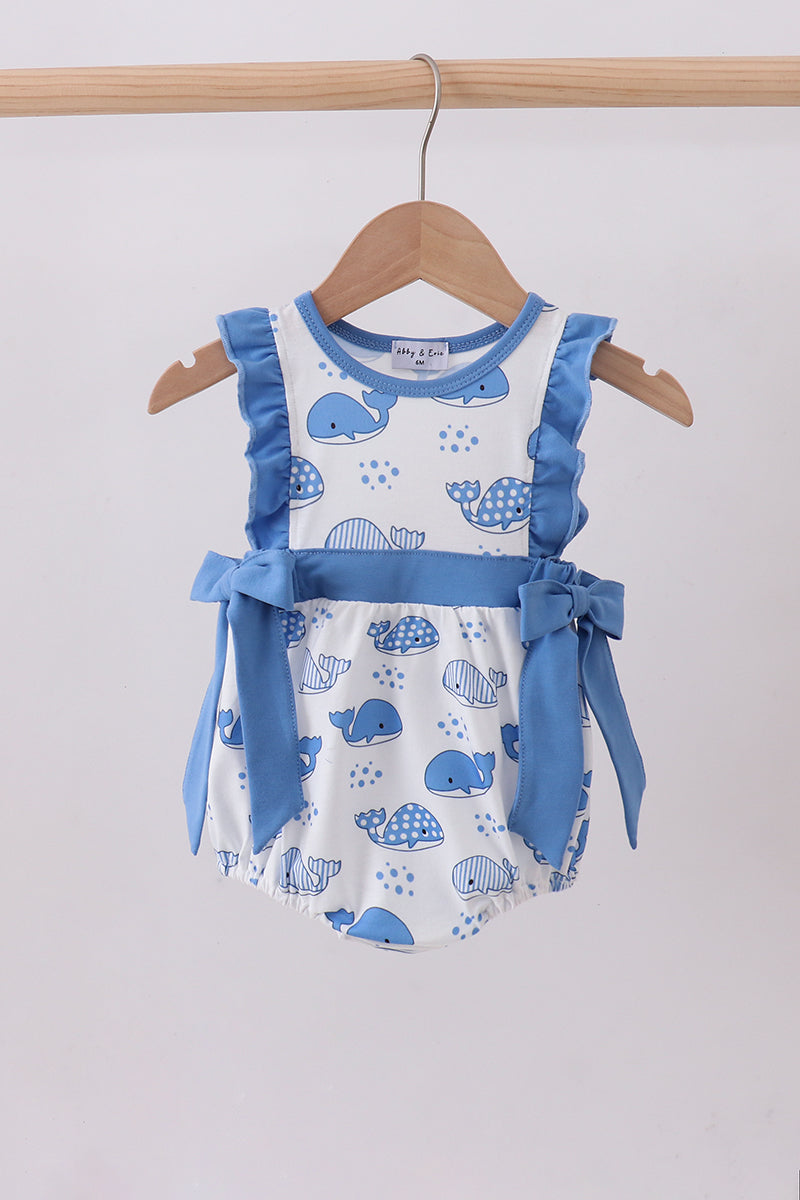Blue Harbor Whale Ruffle Bubble