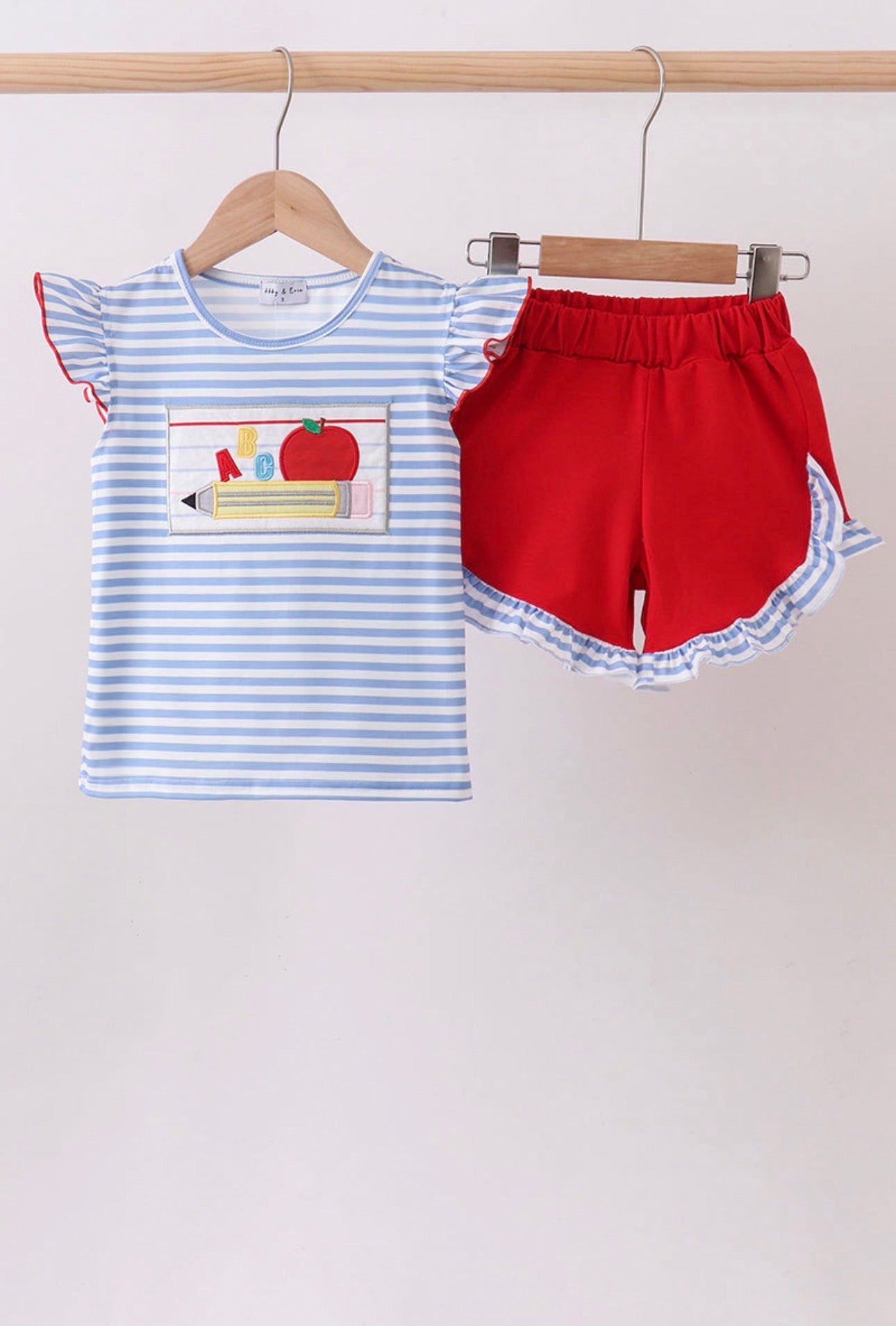 ABC Ruffle Short Set