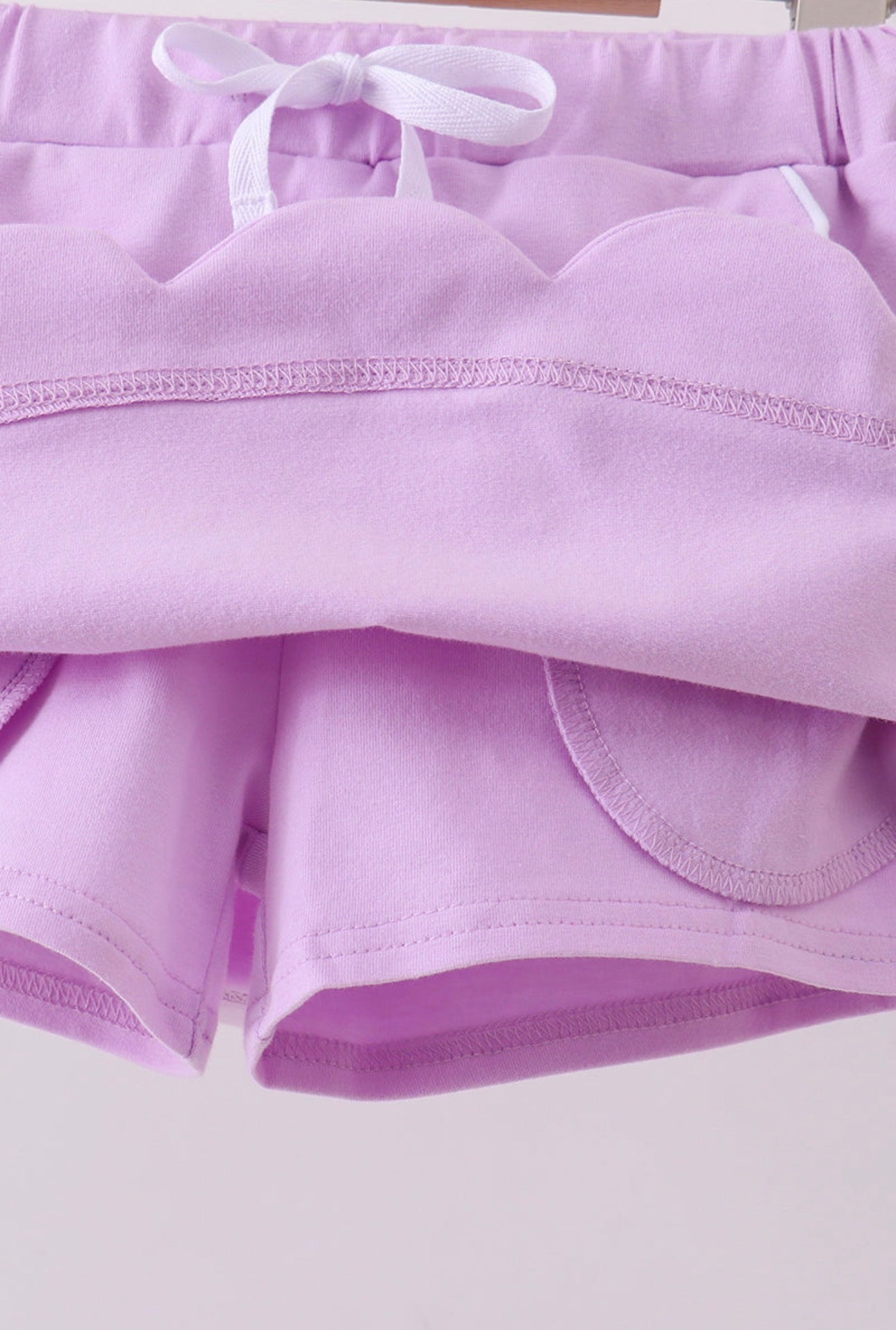 Amelia Scalloped Skort - Lavender