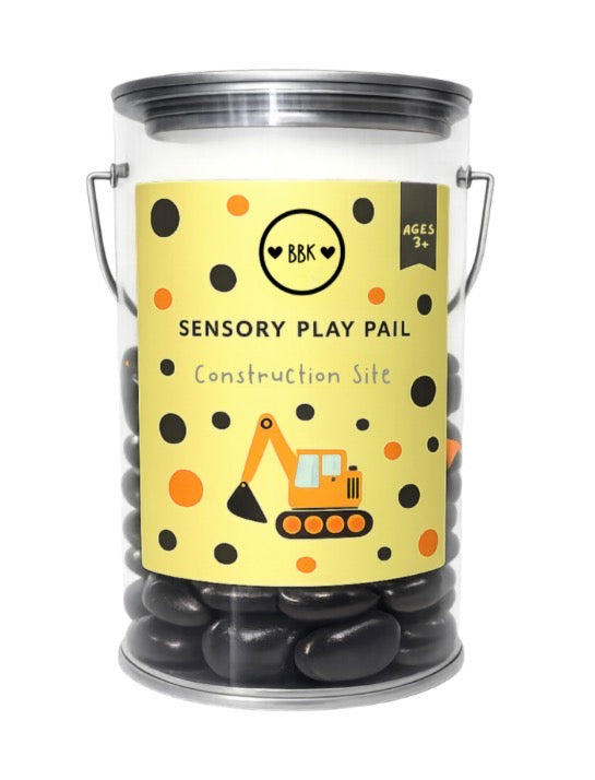 Construction Site Sensory Play Pail