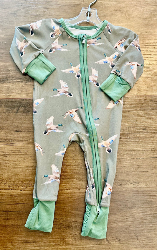 Mallard Bamboo Zipper Pajama