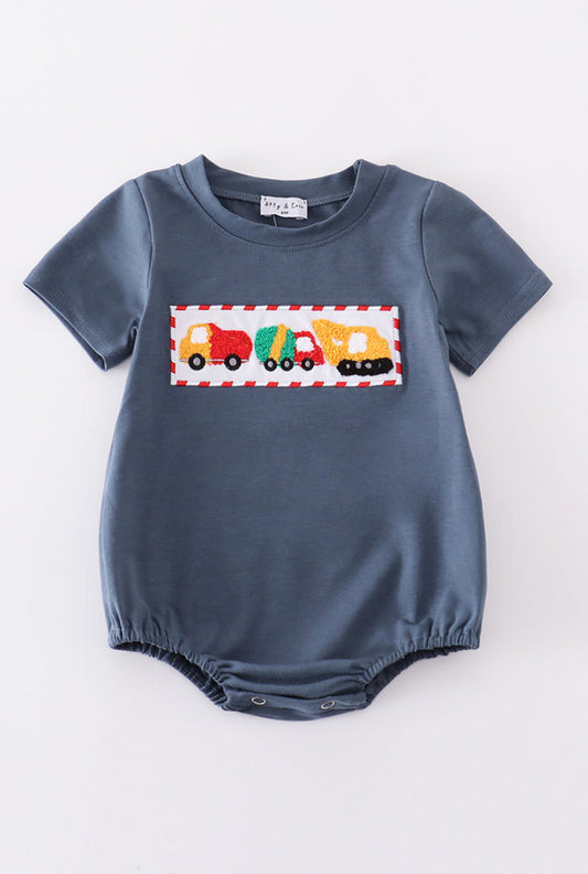 French Knot Trucks Bubble in Navy