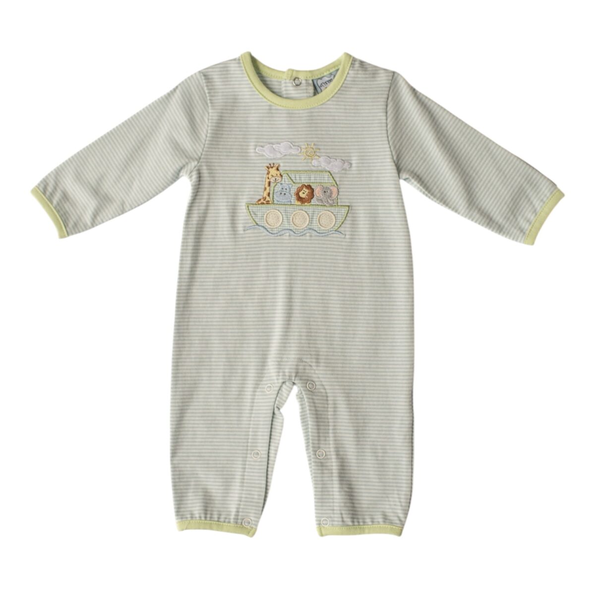 Three Sisters Noah's Ark Boys Romper