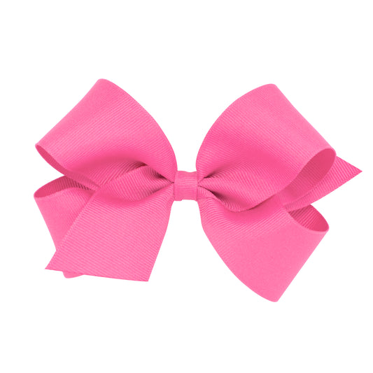 Medium Classic Grosgrain Hair Bow - Plain Wrap
