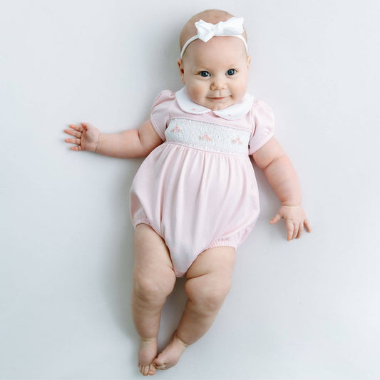 Willow's Classics Smocked Bubble - Pink
