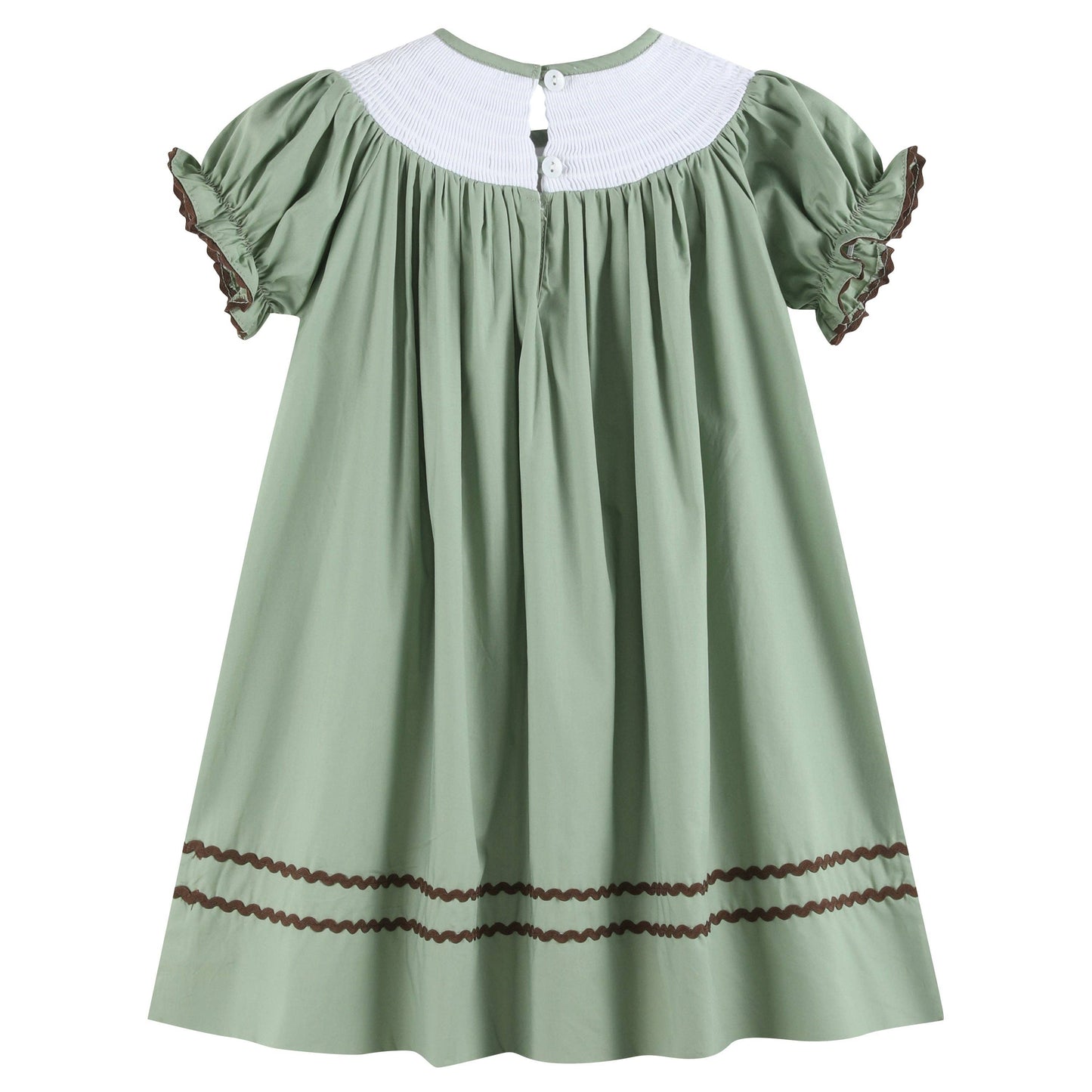 Sage Turkey Bishop Dress