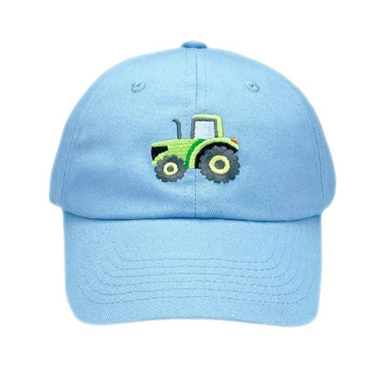 Bits & Bows 
Tractor Baseball Hat - in Blue