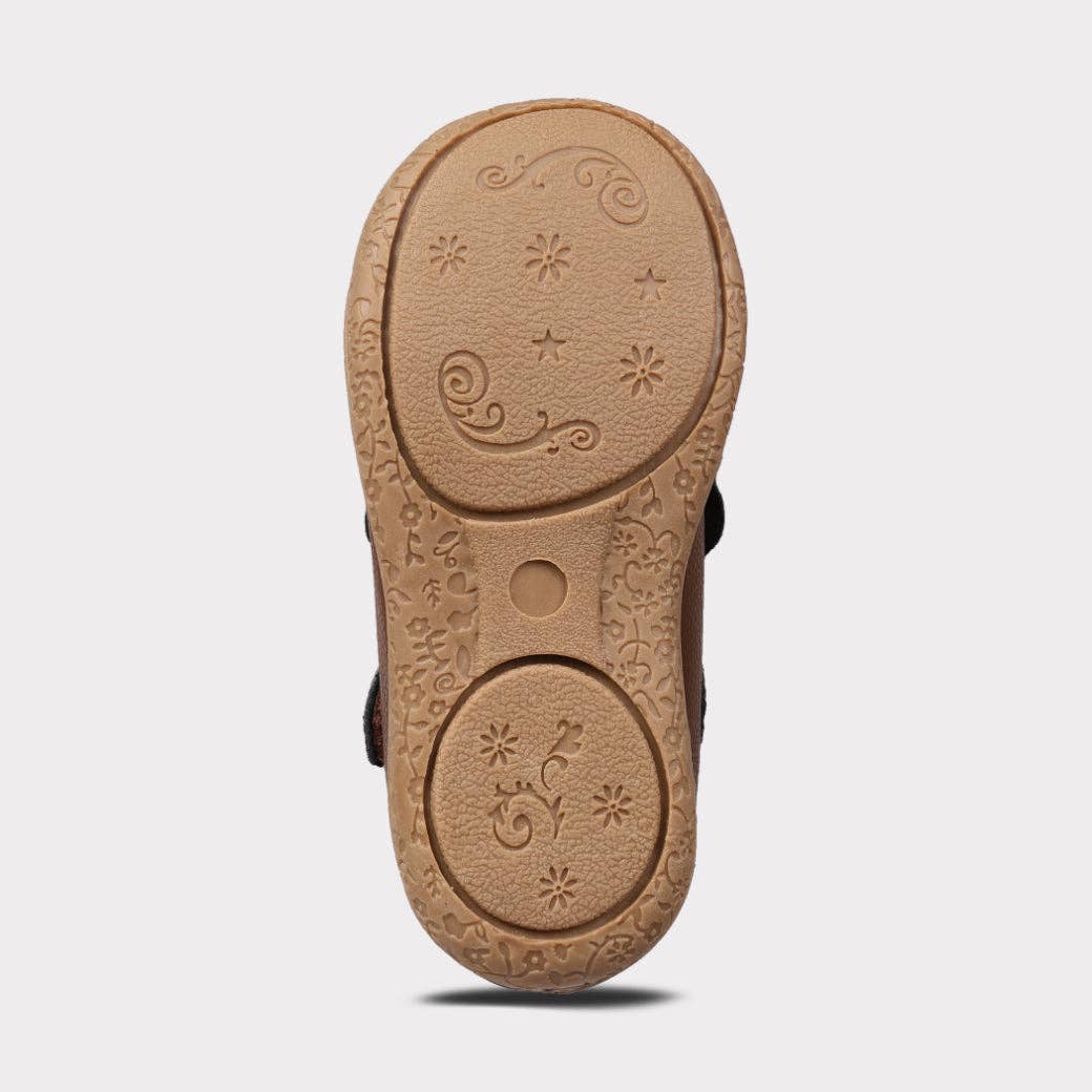 Amina Leather Mary Jane - Brown Leather