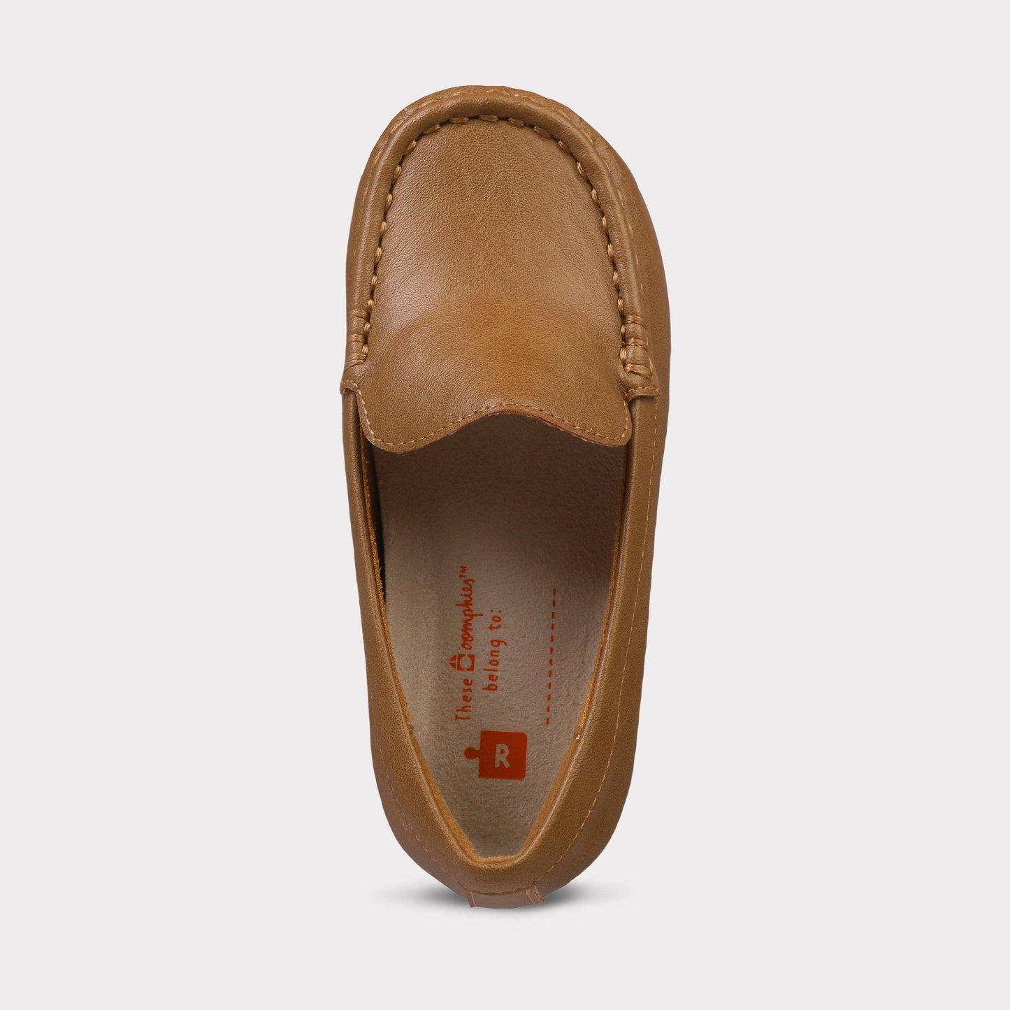 Thaddeus Boys Slip-On Moccasin - Tan