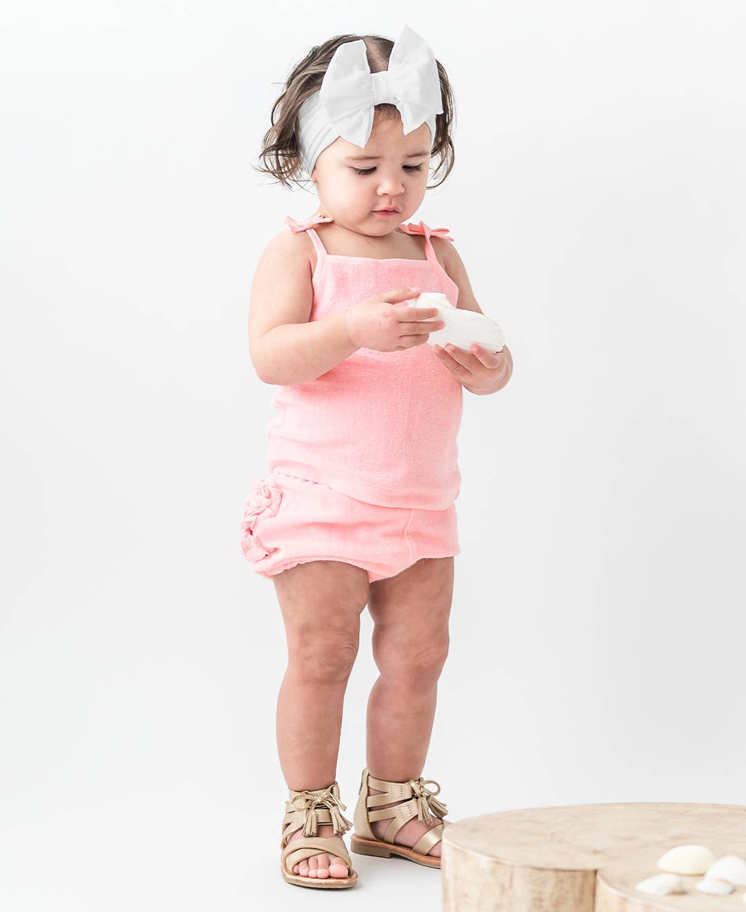 Big Bow Headband: White