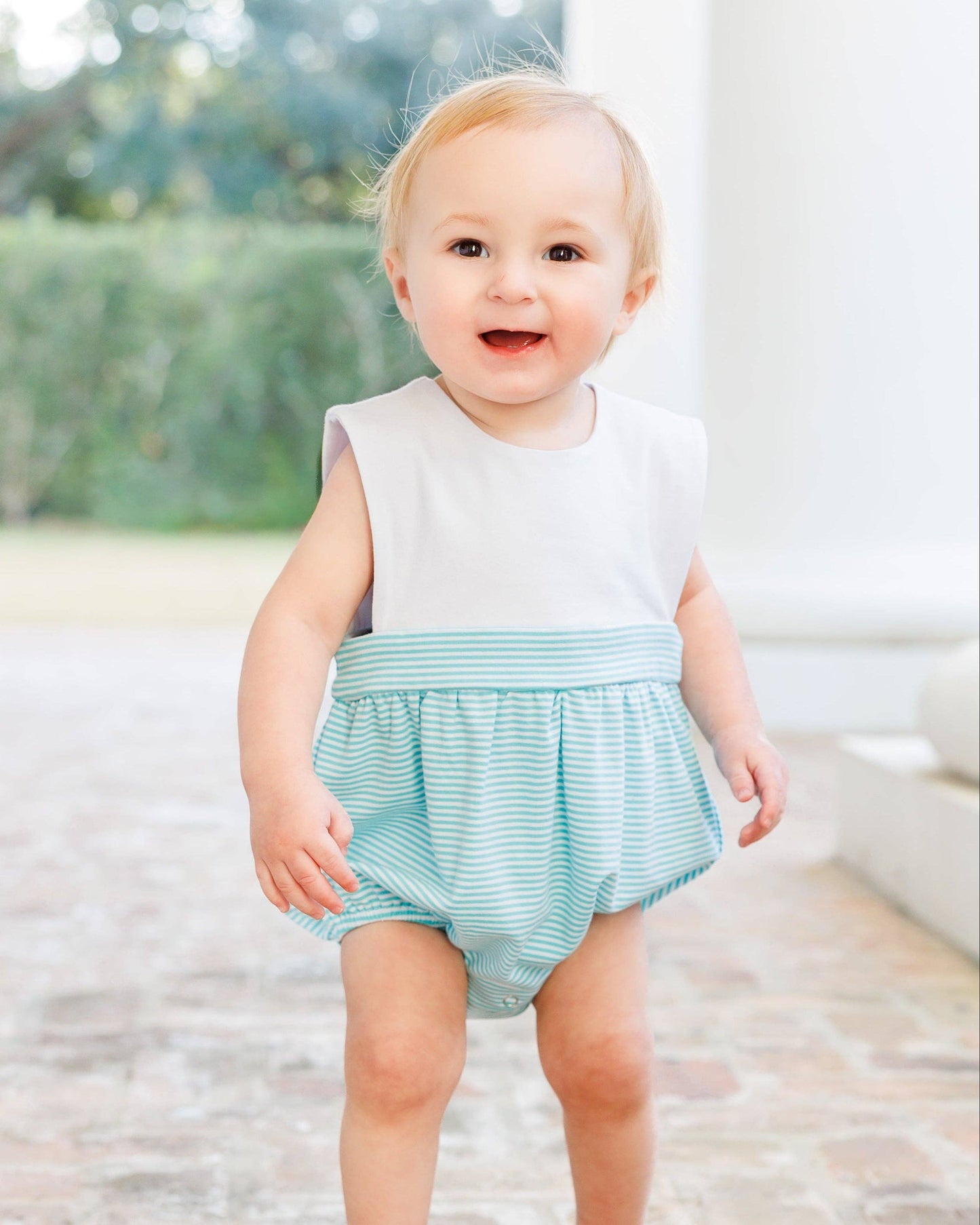 Benjamin Bubble - Dark Mint Stripe