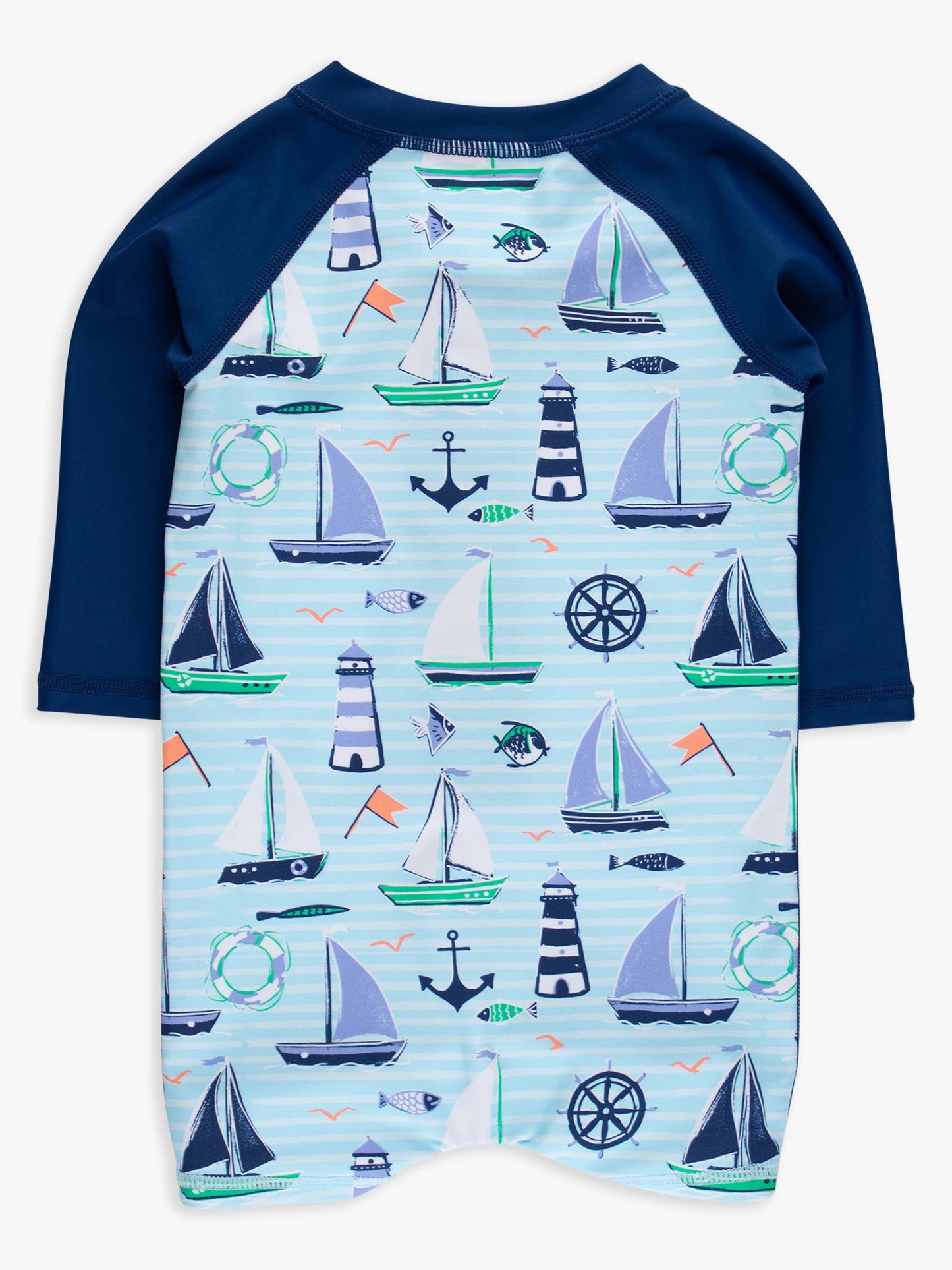 Sweet Sails Rash Guard Swim Romper
