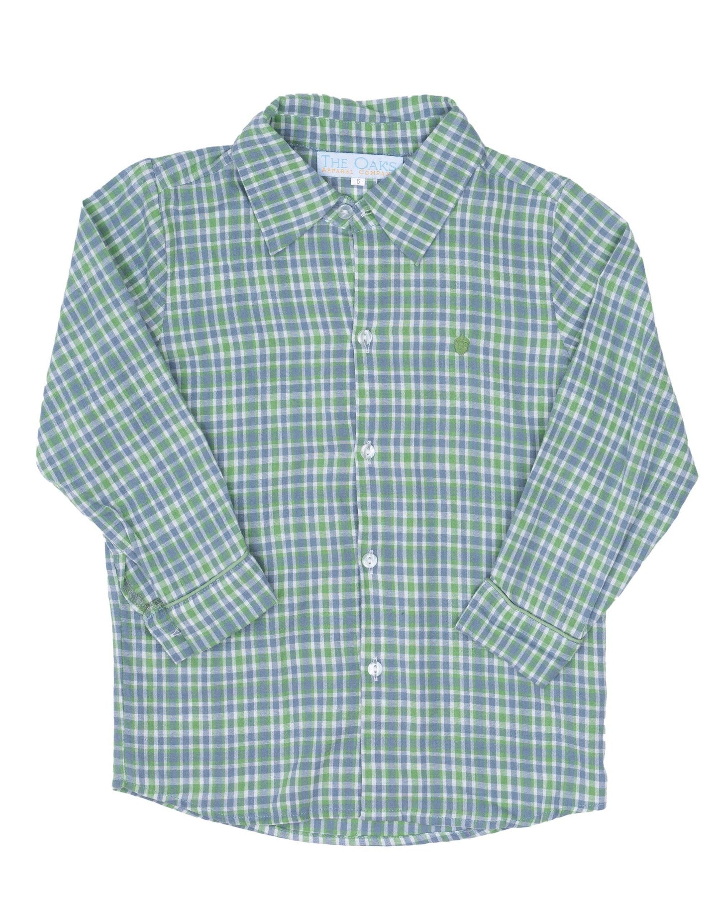 William Bluegrass Plaid Oxford