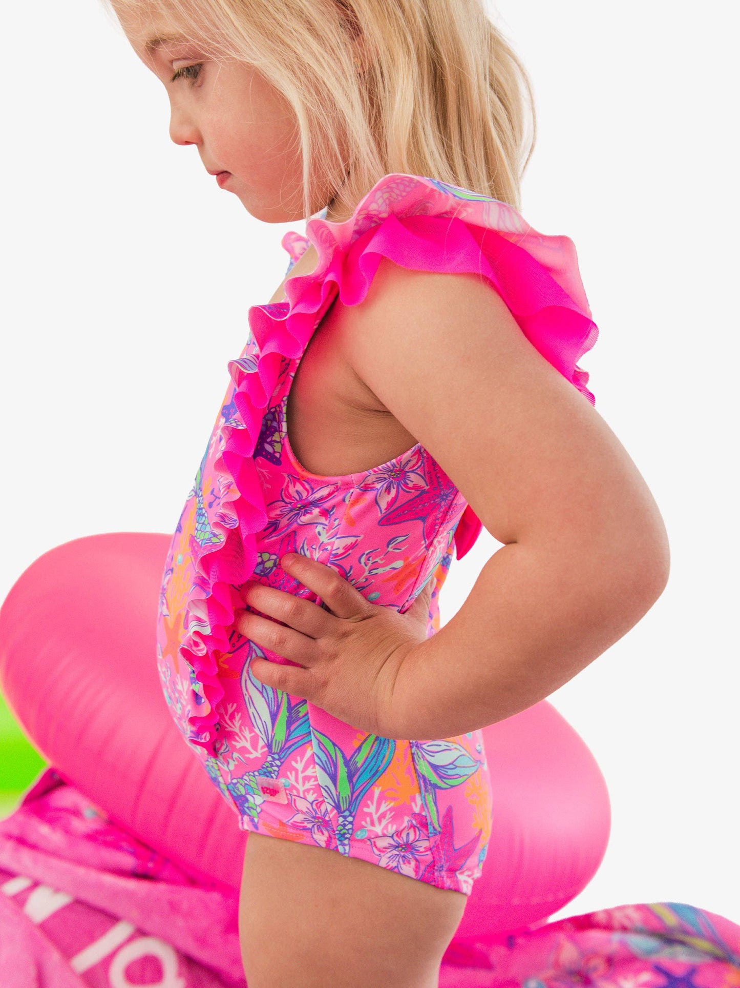 Neon Mermaid One Piece