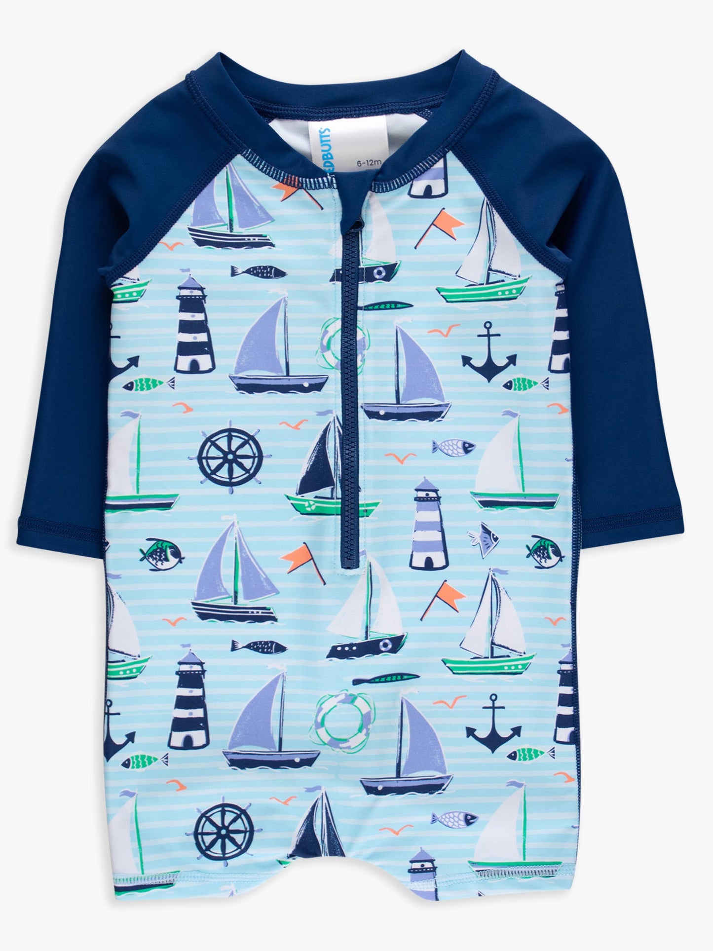 Sweet Sails Rash Guard Swim Romper