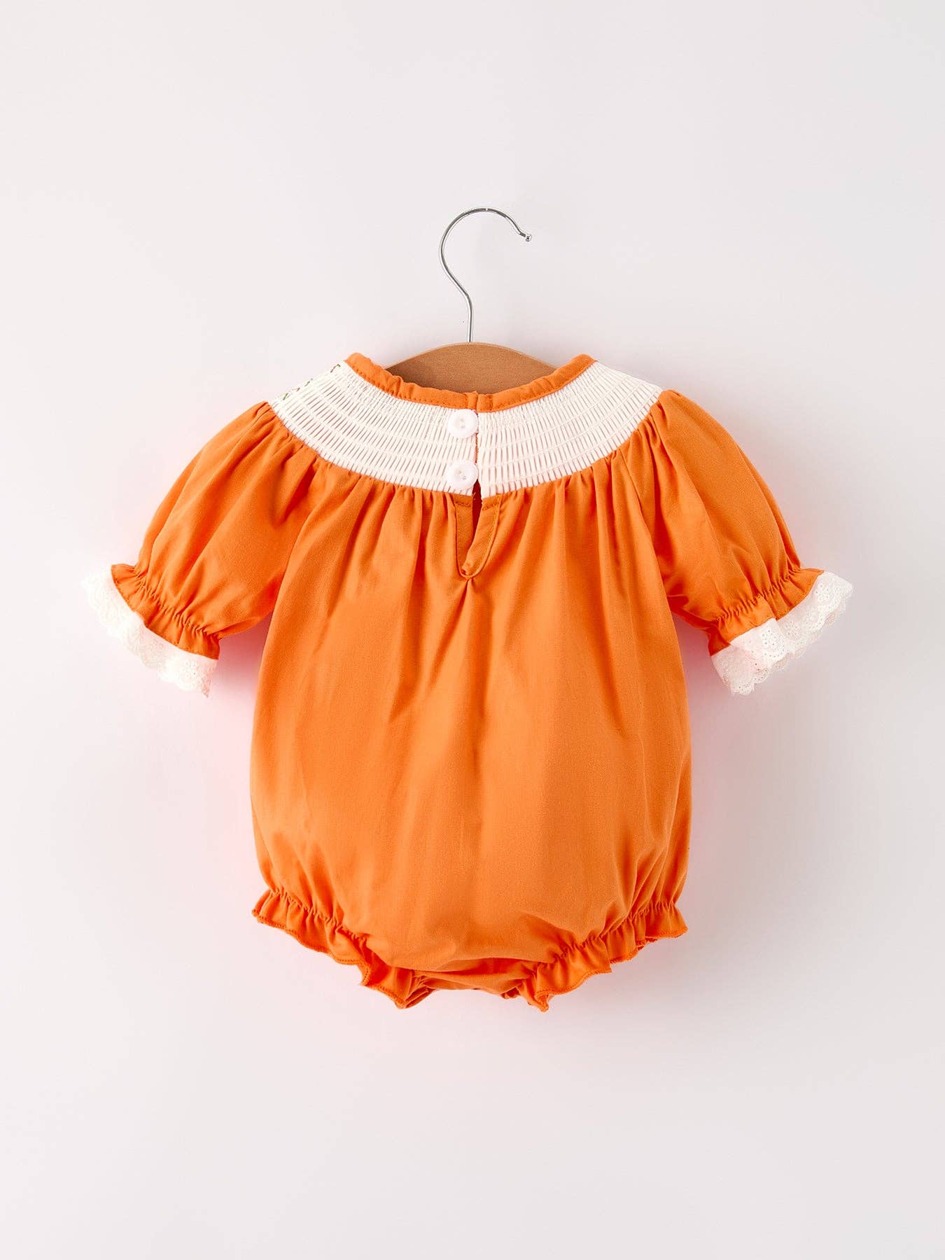 Pumpkin Smocked Bubble