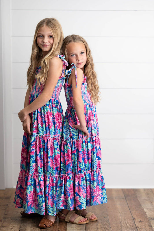 Tropical Bloom Maxi Dress