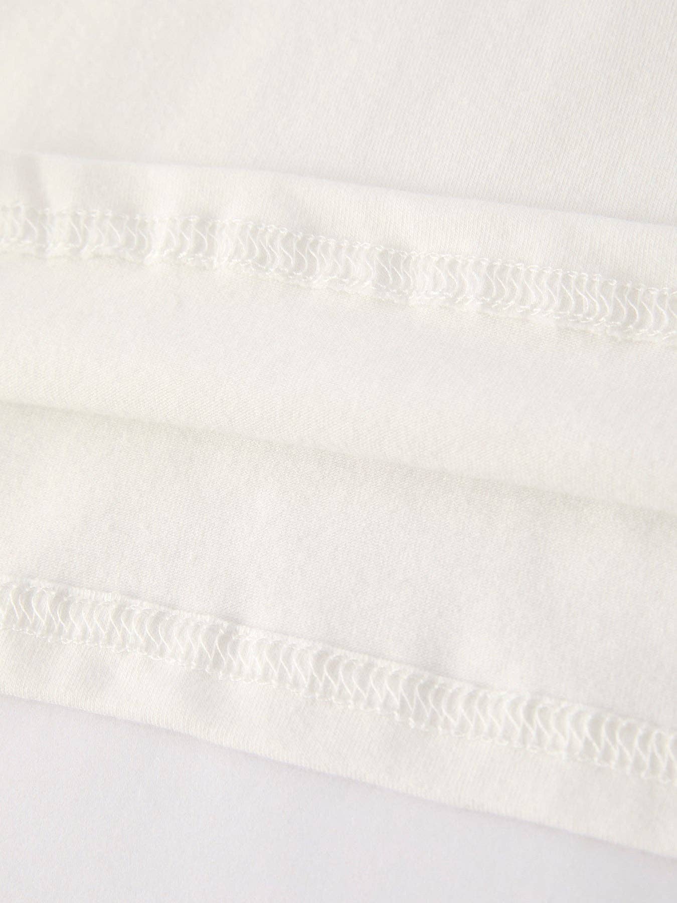Gingham Pumpkin Smocked Pants Set - White
