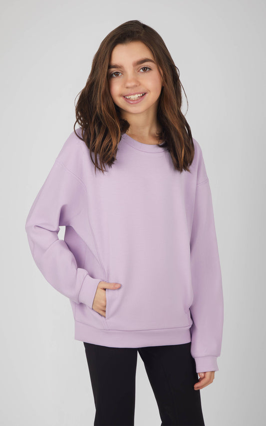 The Blakely Sweatshirt in Lavender
