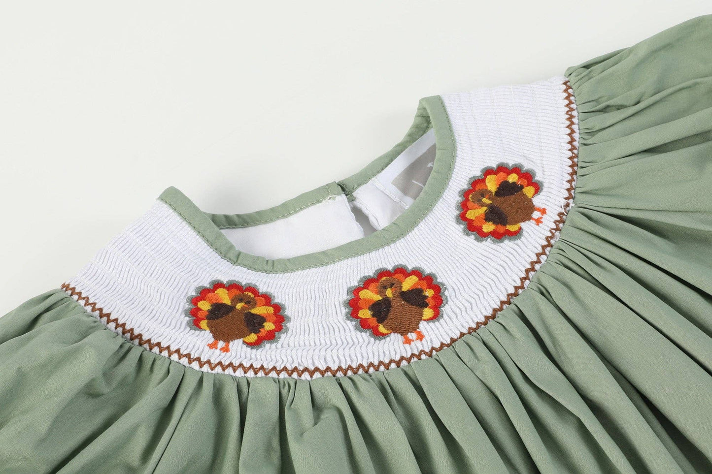 Sage Turkey Bishop Dress