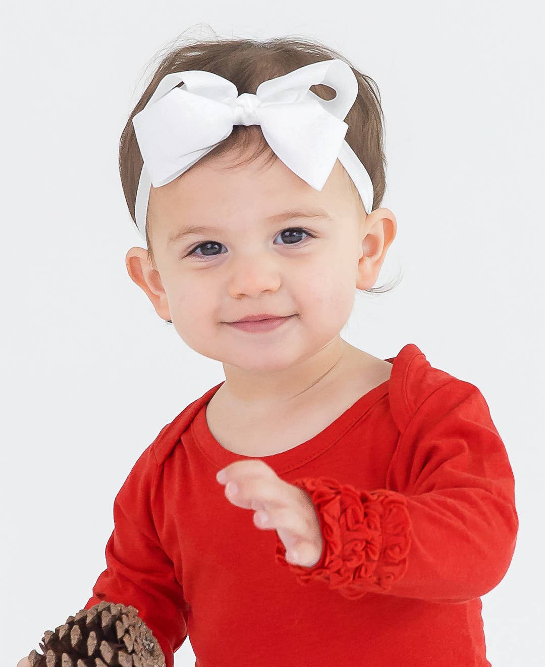 Bow Headband : White